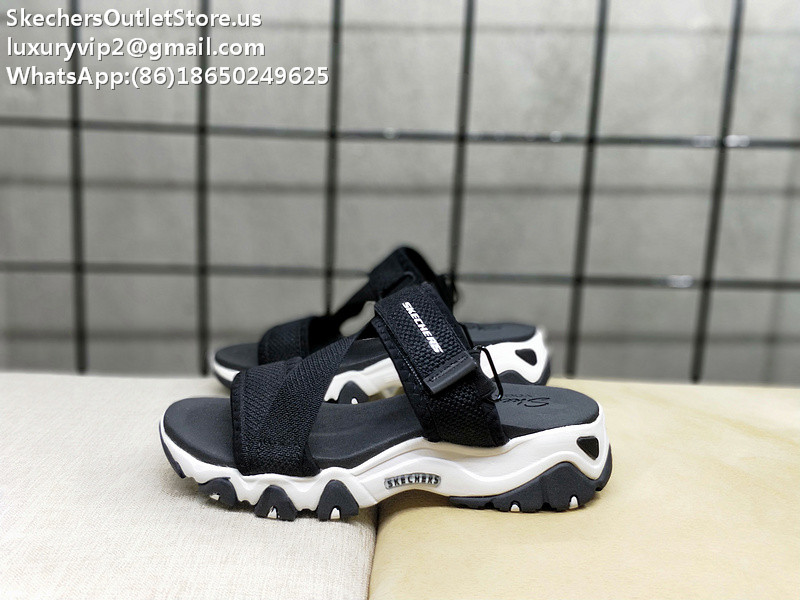 Skechers D'Lites 2 Women Sandals New 88888160 Black 35-40